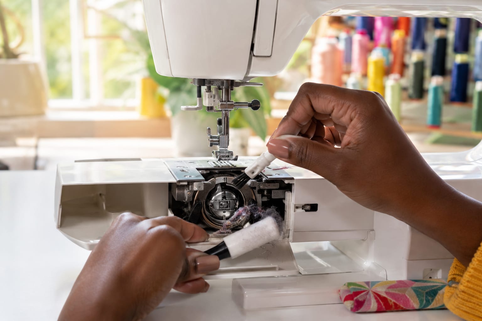 How to Clean the Bobbin Area to Fix Thread Pickup Problems
