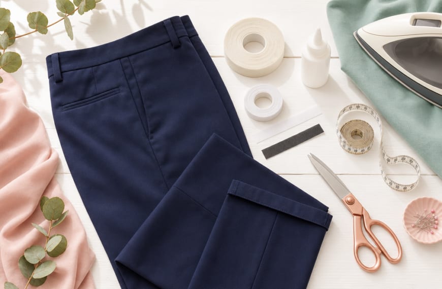 How to Hem Pants Without a Sewing Machine