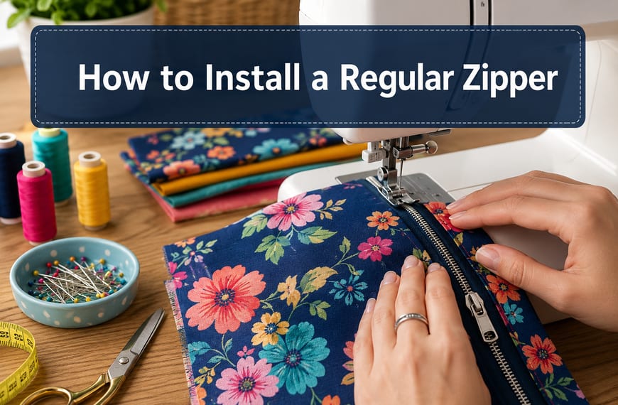 How to Install a Regular Zipper