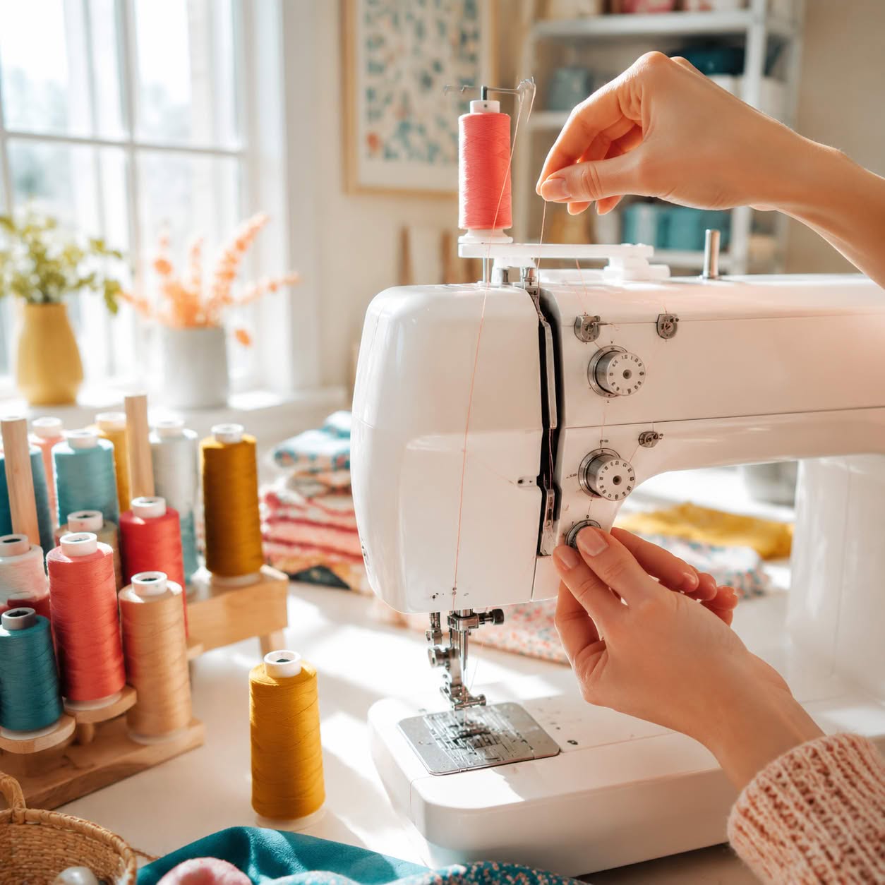 How to Thread a Sewing Machine (Any Brand)