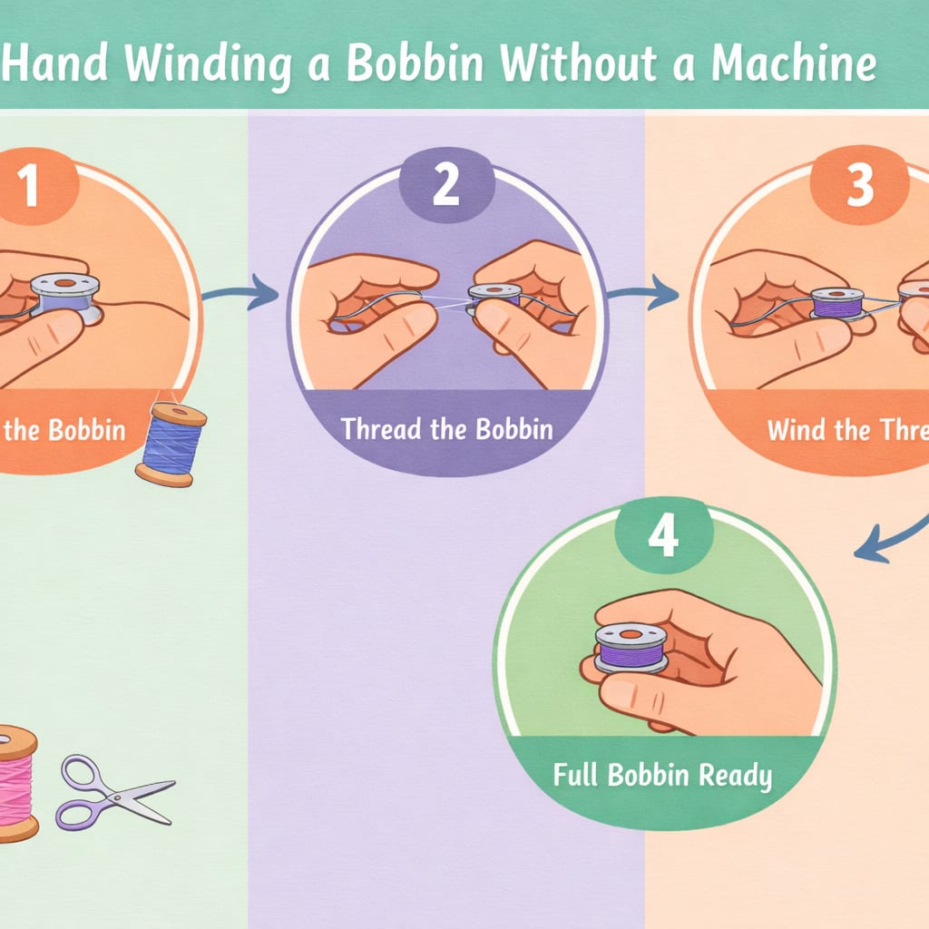 How to Wind a Bobbin Without a Sewing Machine