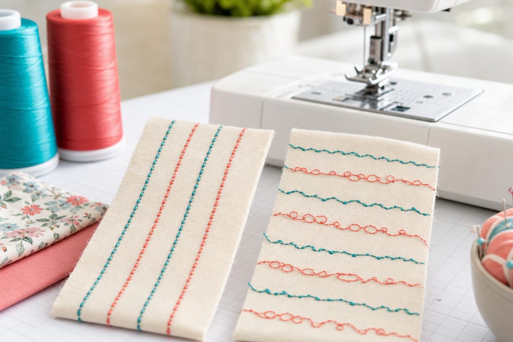 Sewing Machine Tension Explained (With Test Strips)