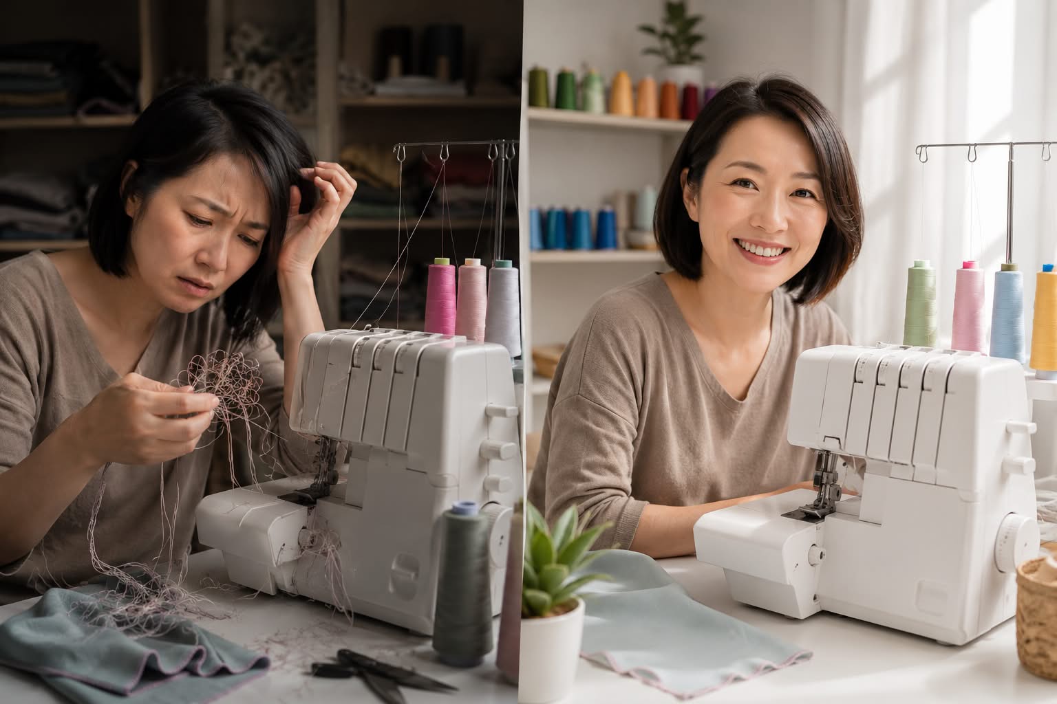 Step-by-Step Serger Threading Guide