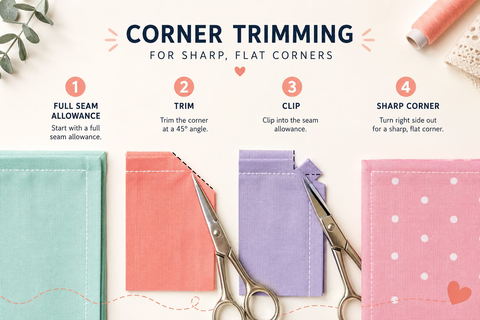 What Causes Rounded Corners When Sewing